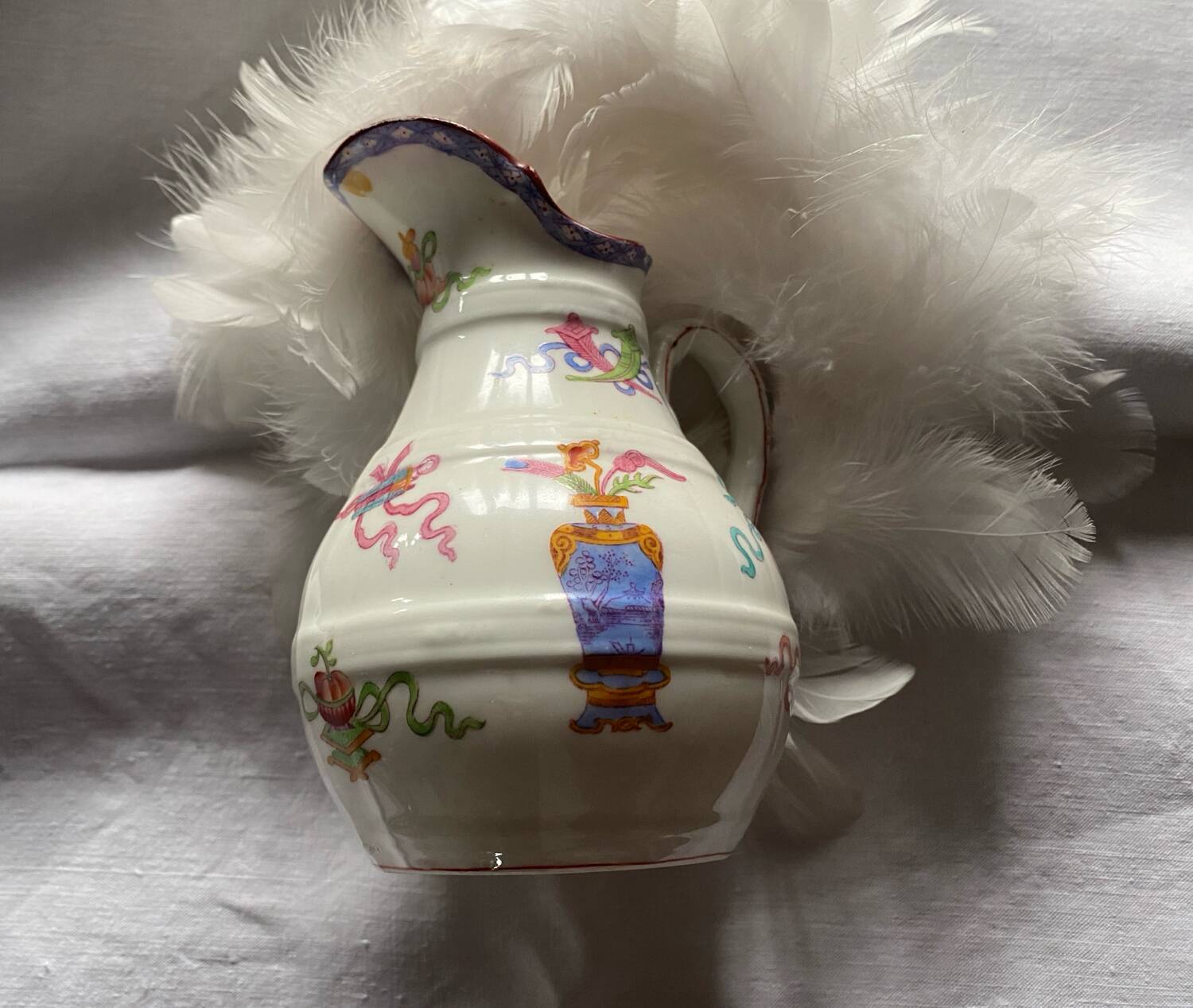 Antique Minton porcelain milk jug