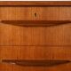 Nordic chest of drawers with wooden handles