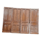 Fir partition doors
