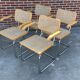 Ensemble de 4 chaises Cesca modèle B64 Cesca Marcel breuer
