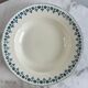 Set of 2 deep plates, ironstone LG Barreau.