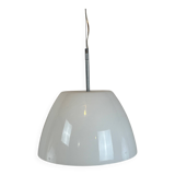 Swedish opaline pendant light from the 1980s