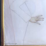 Miniature painting by Weyenbergh "Portrait of a Woman"