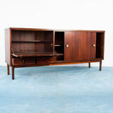 Sideboard brass wood 1970