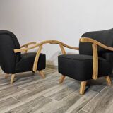 Mid-Century Armchairs, 1950's, Set of 2