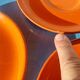 5 vintage dessert plates