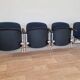 Mid-Century Four-Seater Bench Castelli, Axis 3000, Giancarlo Piretti, Italy, 1970s