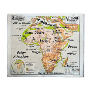 Carte scolaire de Vidal Lablache