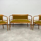 Groupe de sièges Art déco par Otto Wagner