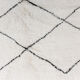 Berber carpet Beni Ouarain with diamonds "Ait Daoud" 154 x 240 cm