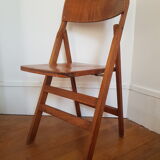 Wooden folding chair 50s