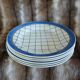 6 assiettes plates anciennes "Michel " de Gien
