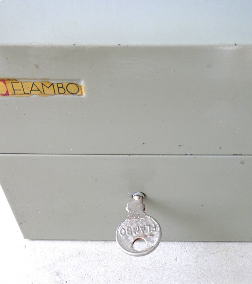 Flambo industrial metal box from the 60s