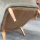 Paire de fauteuils velours anciens