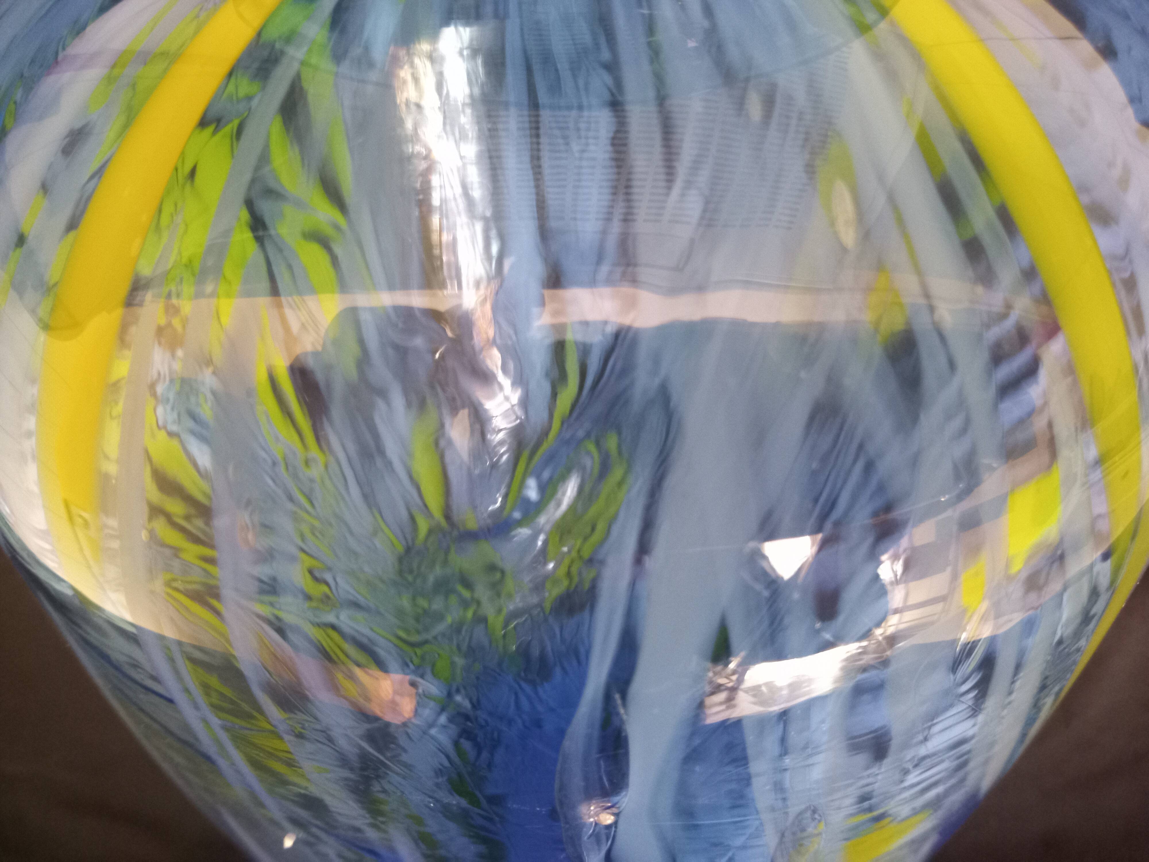 Large Murano glass vase, handmade, 38 cm high