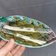 Old asparagus / artichoke dish. majolica barbotine luneville