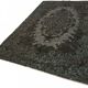 Overdyed Wool Vintage Handmade Carved Rug 173 cm x 290 cm