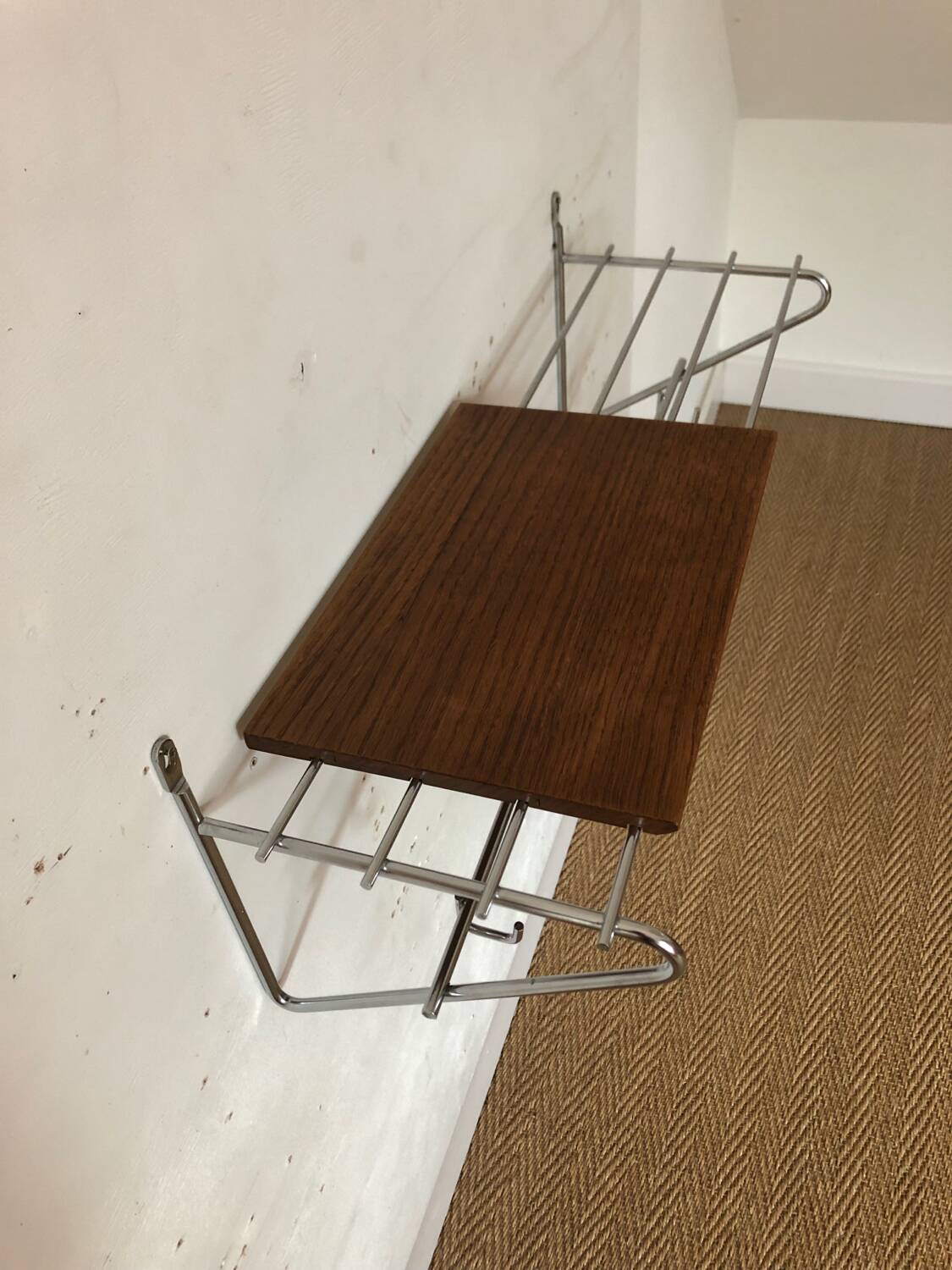 Console, wall coat rack, 1960