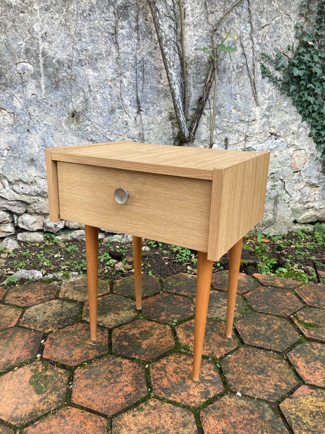 Pair of vintage bedside tables