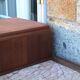 Renovated antique Art Deco sideboard – Lizard Green (Pure & Paint)