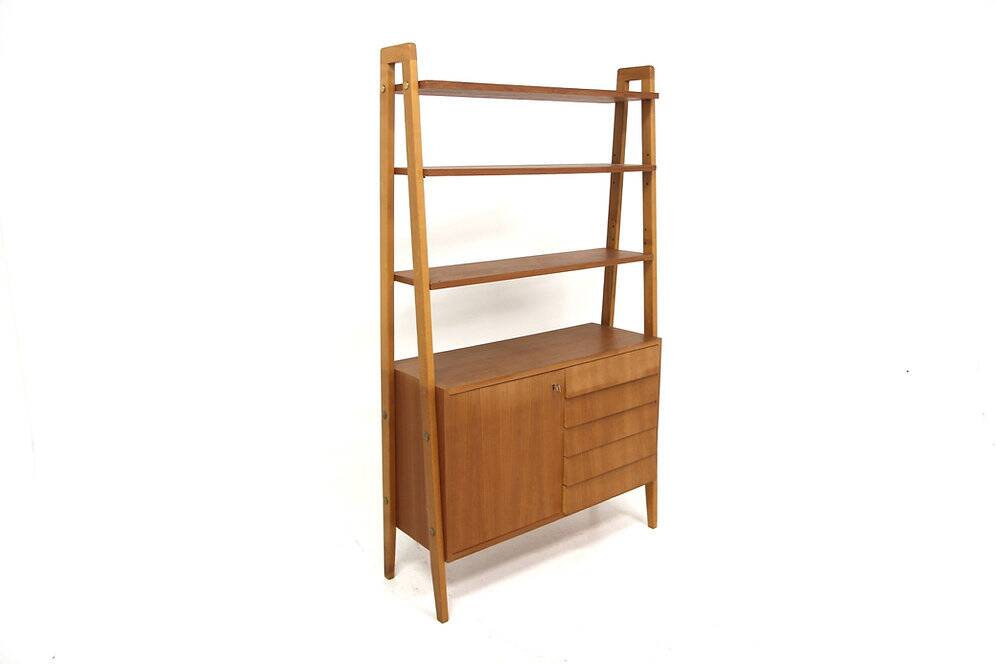 Scandinavian "Tema" teak bookcase, Möbel-Ikea, Sweden, 1960
