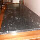 Art deco buffet on marble