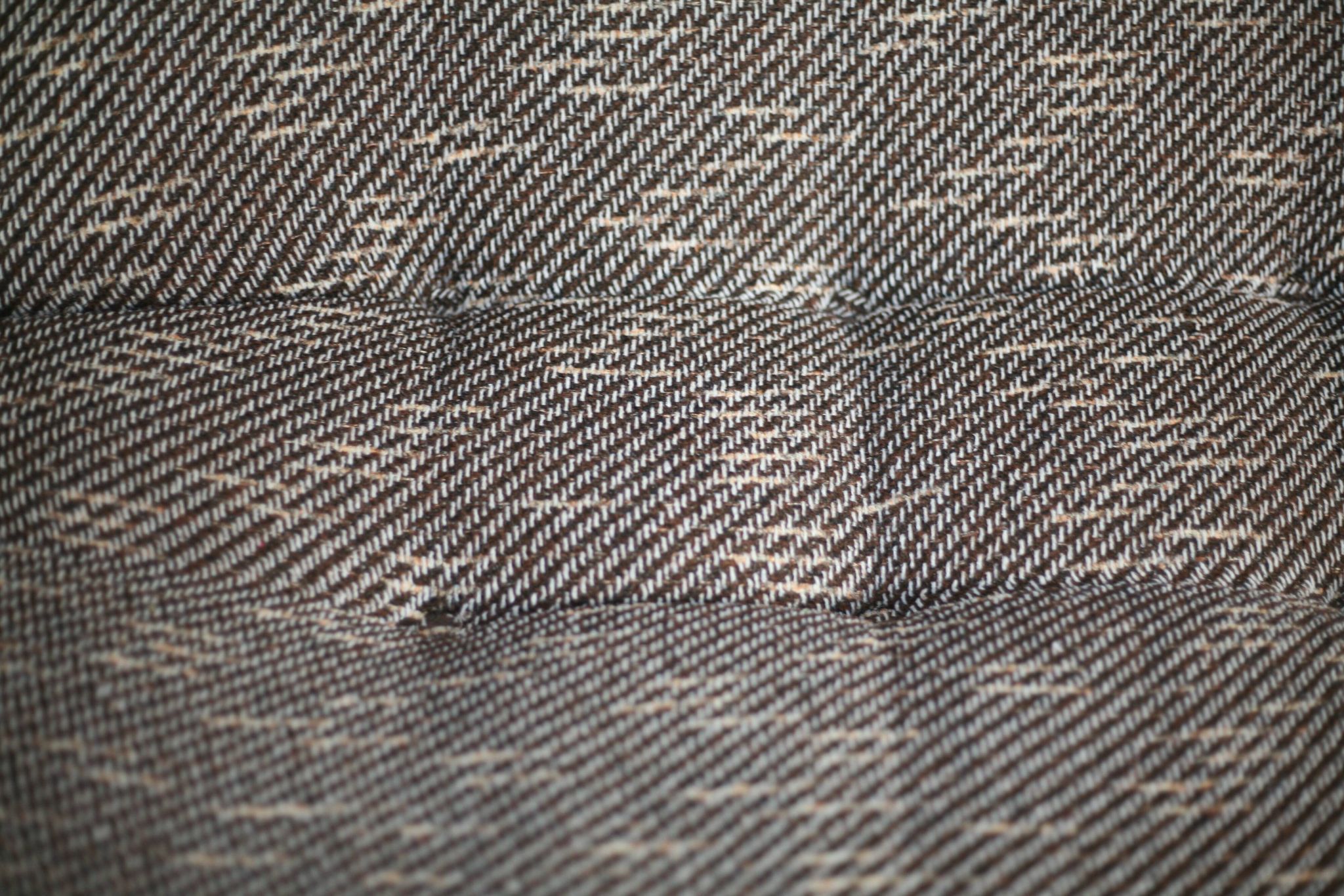 Space age sofa. Foam and fabrics. Circa 1970