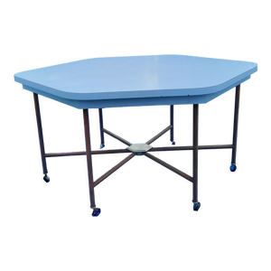 Table vintage hexagonal