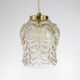 Jugošik (Yugochic) vintage crystal clear pendant lamp