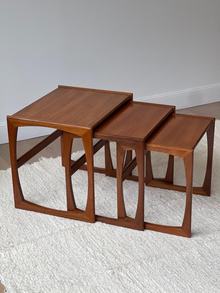 Trio of vintage coffee tables
