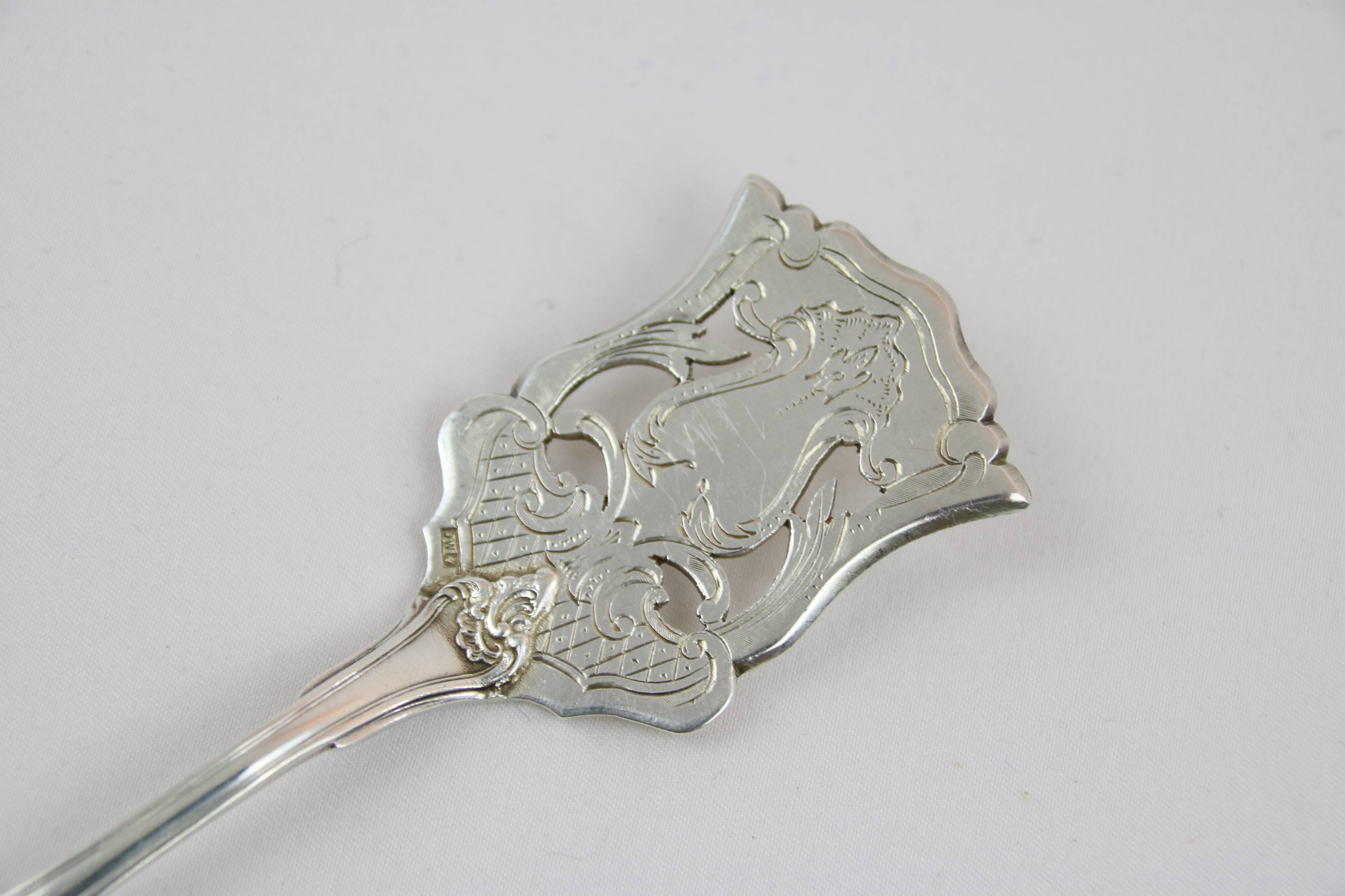 Chiseled Hors D'oeuvre Service In Swiss Silver Metal