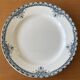 6 antique flat plates in Saint-Amand earthenware (Nord)