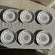 Set of 6 vintage dessert plates made in Poland with a plant motif.