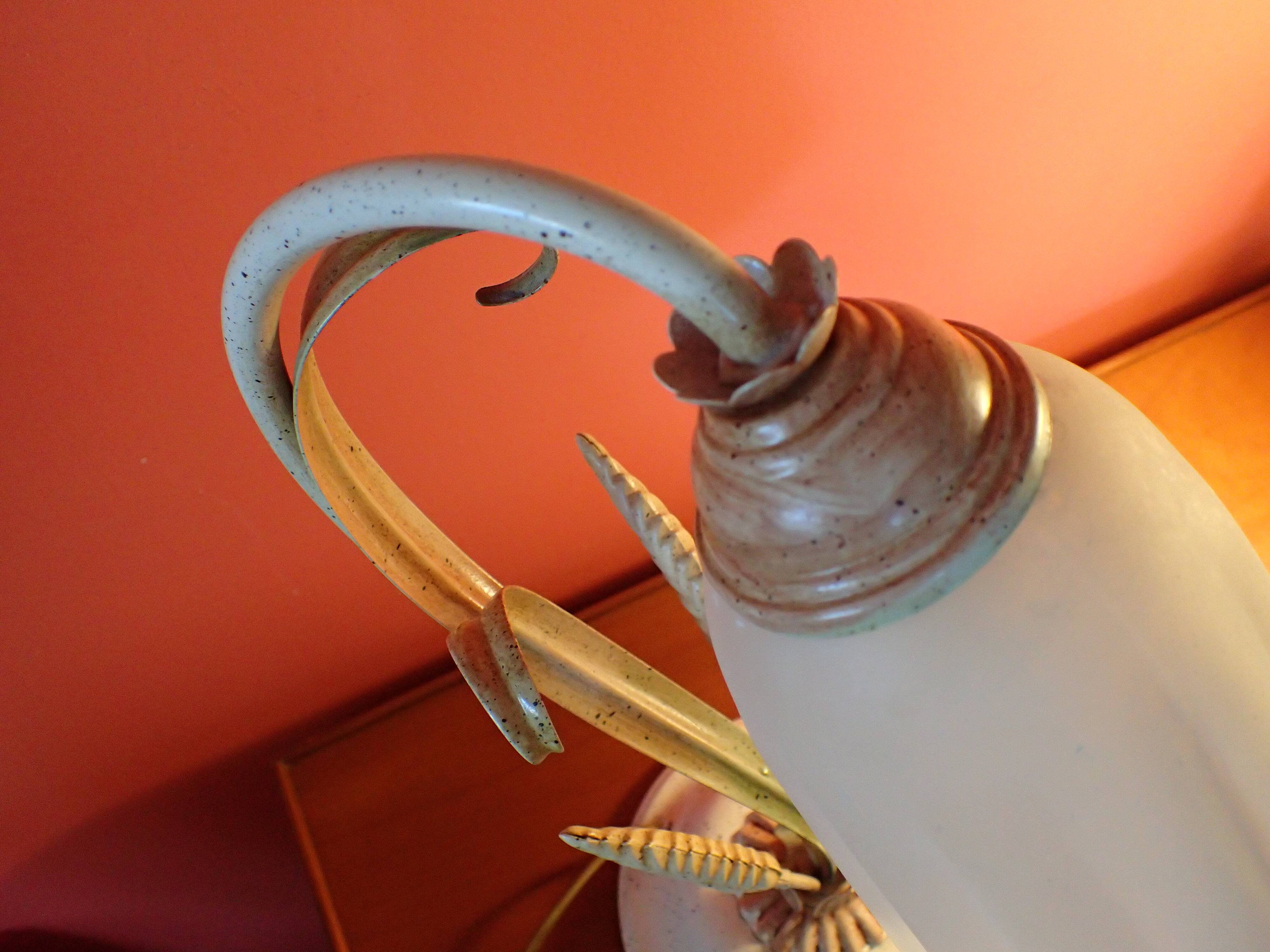 Pair of bedside lamps "wheat ears"