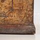 Antique solid gilded wooden chest dated 1846 #86
