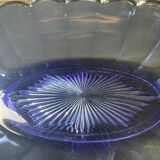 Val Saint Lambert cup in purple glass