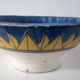 Hand Painted Moroccan Large Ceramic Blue Bowl
