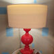 Seventies wooden lamp