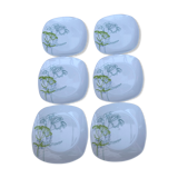 Porcelain dessert plates
