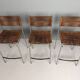 Tito Agnoli - Set of three bar stools "Miss B", Italy, 1997