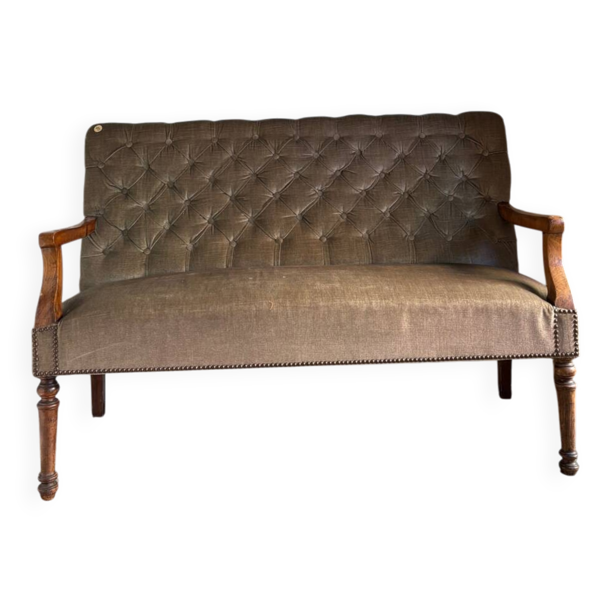 Banquette en velours