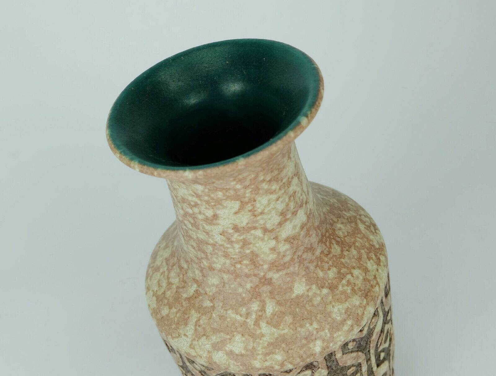 Vase 1960 u-keramik modèle 1193/20 décor abstrait