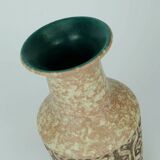 1960's vase u-keramik model 1193/20 abstract decor