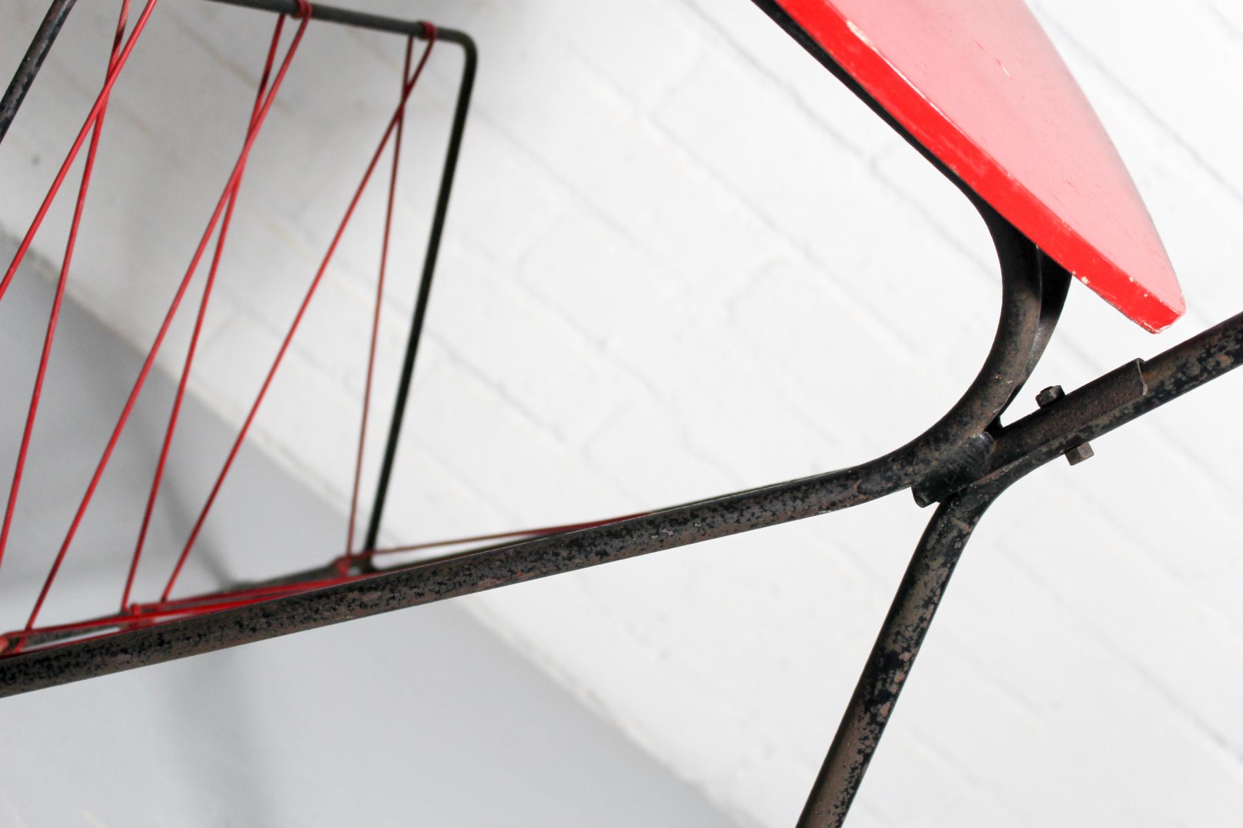 Vintage French Table Tripod Lamp, 1950