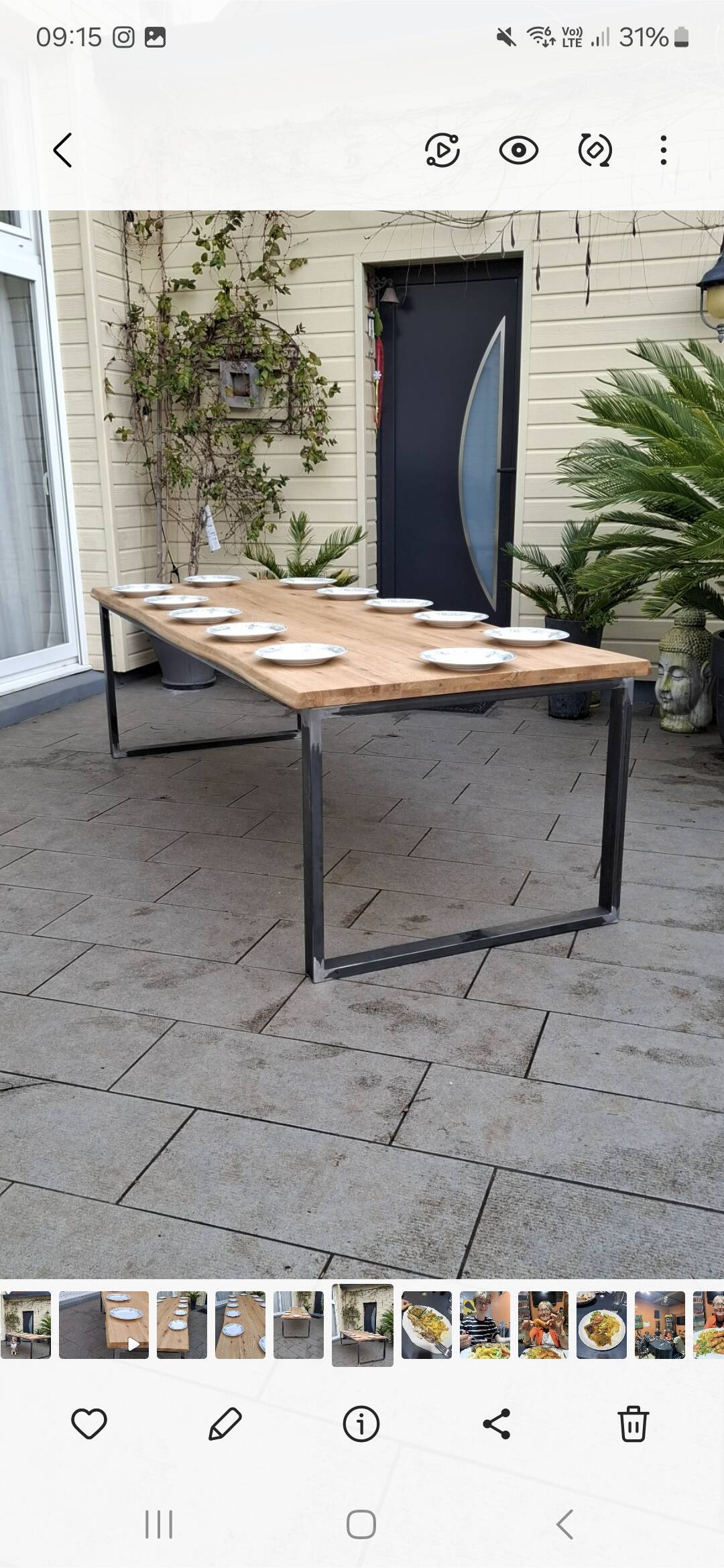 XXL industrial table