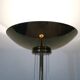 Lampadaire de parquet design en laiton doré et plexiglass