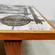 Danish teak ceramic vintage coffee table side table Ox-Art Trioh