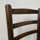 Set of 4 straw chairs from the 50s Dudouyt