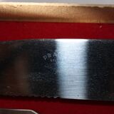 Set of meat service cutlery handle false deer antlers