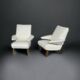 Pair of vintage armchairs from the 1950s-60s refurbished